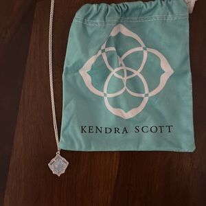 Kendra Scott adjustable silver necklace